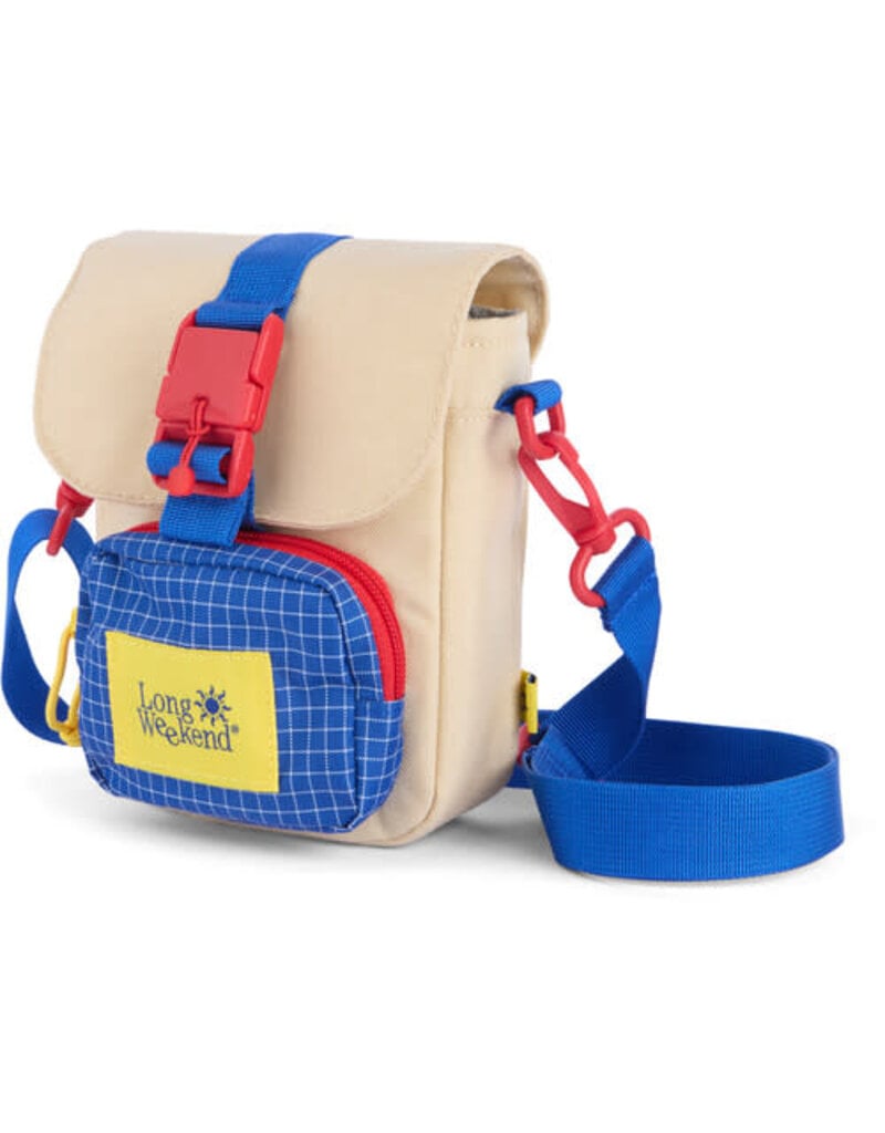 Long Weekend Crossbody Camera Pouch- Creme