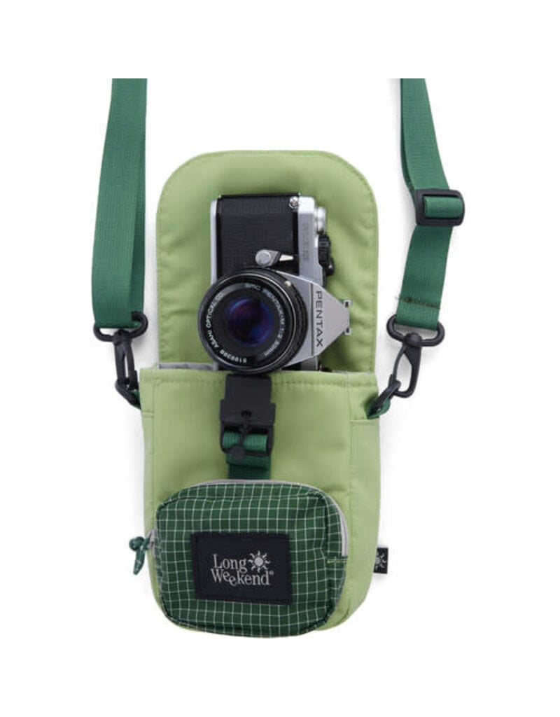 Long Weekend Crossbody Camera Pouch - Moss