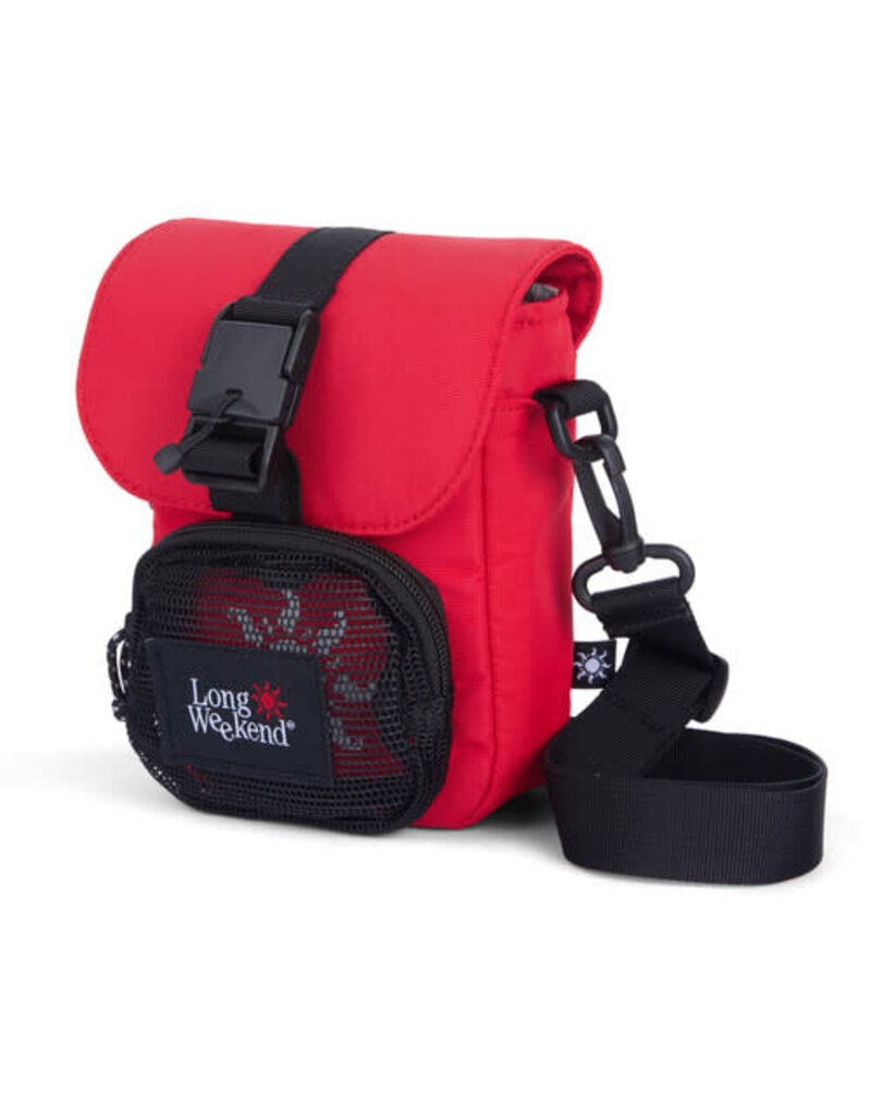 Long Weekend Crossbody Camera Pouch - Red