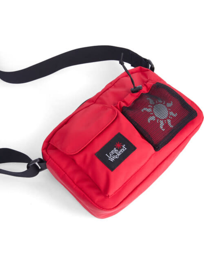 Long Weekend Long Weekend Santa Fe Shoulder Bag (Red, 3L)