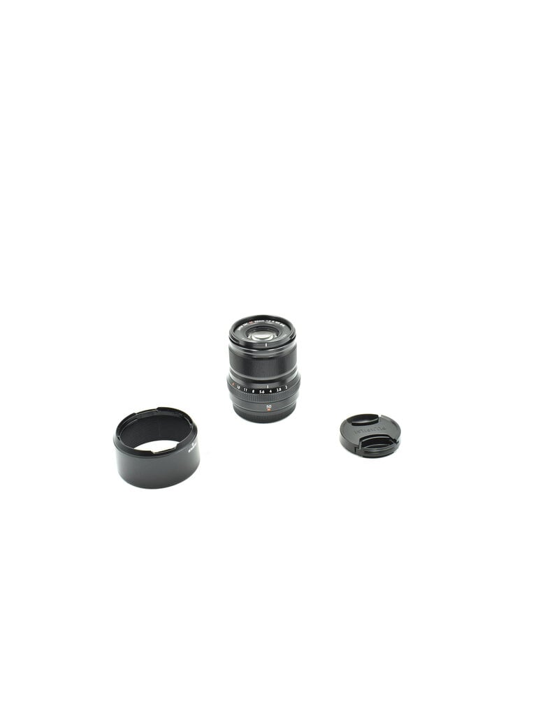 Pre-Owned FUJIFILM XF 50mm f/2 R WR Fujinon APS-C Lens for X-Mount, Black {46}