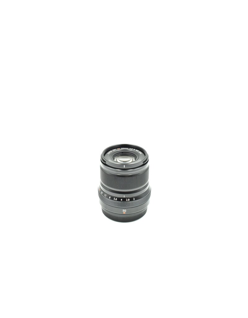 Pre-Owned FUJIFILM XF 50mm f/2 R WR Fujinon APS-C Lens for X-Mount, Black {46}
