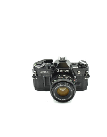 Canon Pre-Owned Canon AE-1 W/50mm F1.8 FD Lens (35mm Film Camera)
