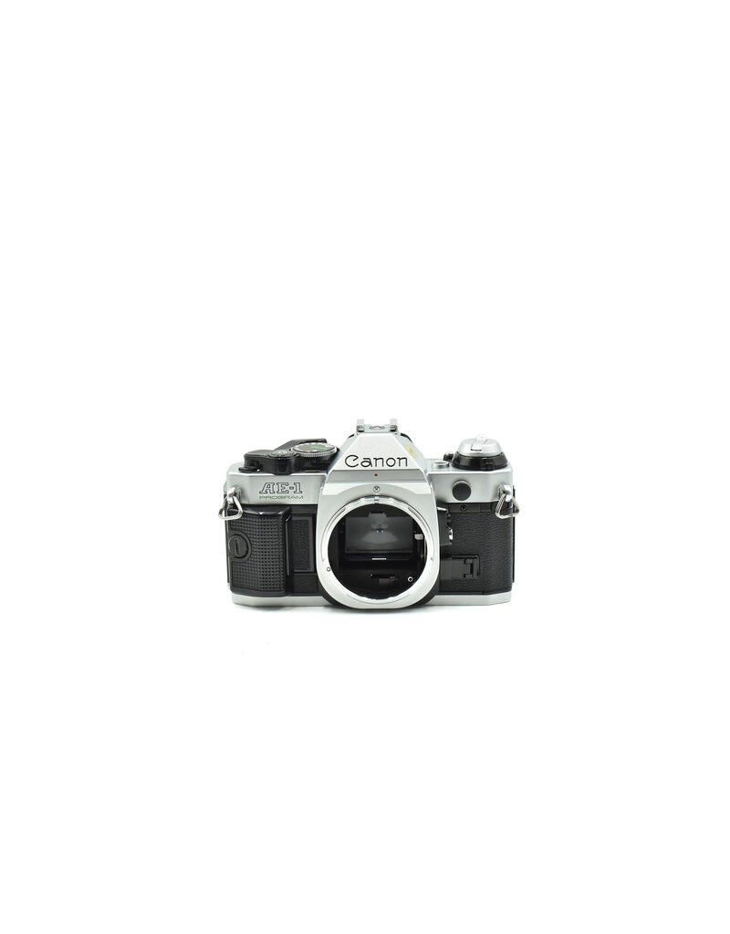 Canon Pre-Owned Canon AE- 1 Program Body Only, Silver (35mm Film Camera)