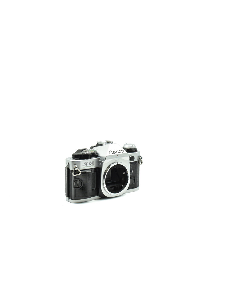 Canon Pre-Owned Canon AE- 1 Program Body Only, Silver (35mm Film Camera)
