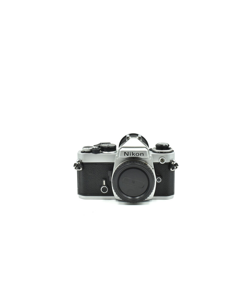 Nikon Pre-owned Nikon FE (Body Silver) (35mm  Film Camera)