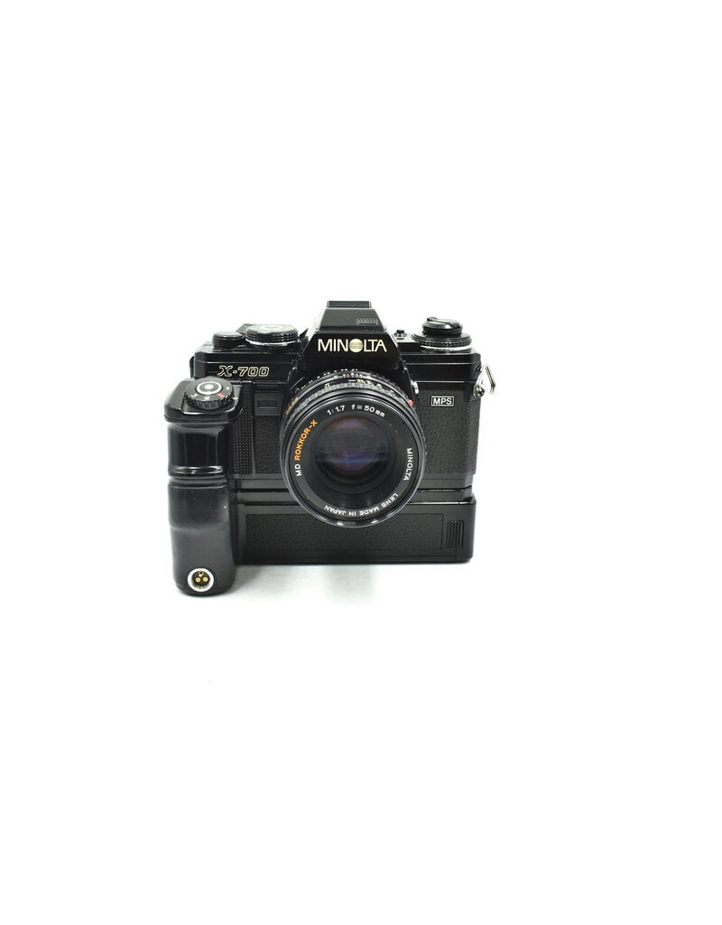 Minolta Pre-Owned Minolta X-700 w/ 50mm F1.7 MD and Winder (35mm Film Camera)