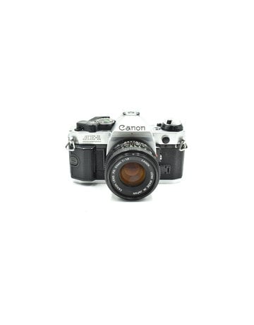 Canon Pre-Owned Canon AE-1 Program W/ 50mm F1.8 FD (35mm Film Camera)