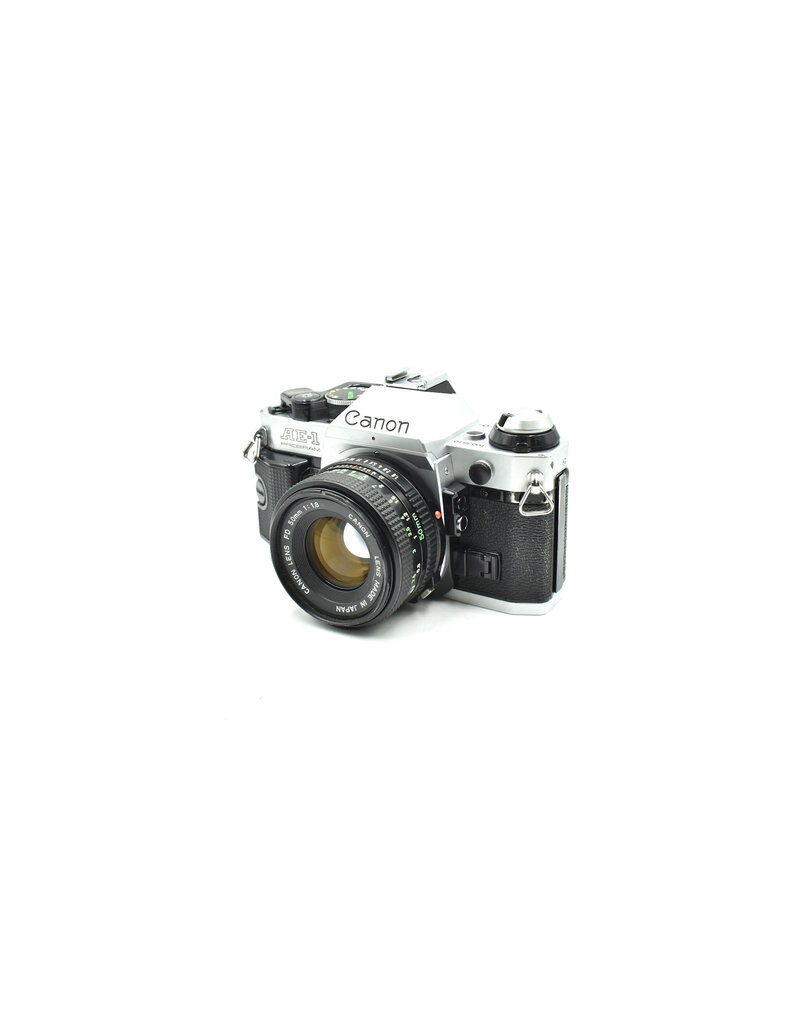 Canon Pre-Owned Canon AE-1 Program W/ 50mm F1.8 FD (35mm Film Camera)
