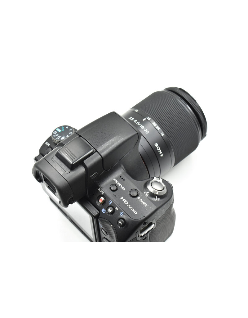 Sony Pre-Owned Sony Alpha a55 w/ 18-70 F3.5 (16.2MP Digital SLR Black )