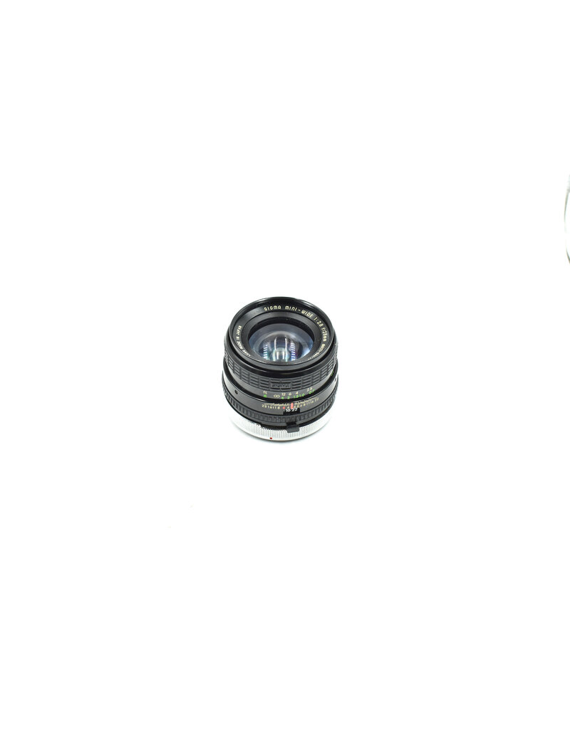 Canon Pre-Owned Sigma 28mm F2.8 FD Mount Manual  Lens
