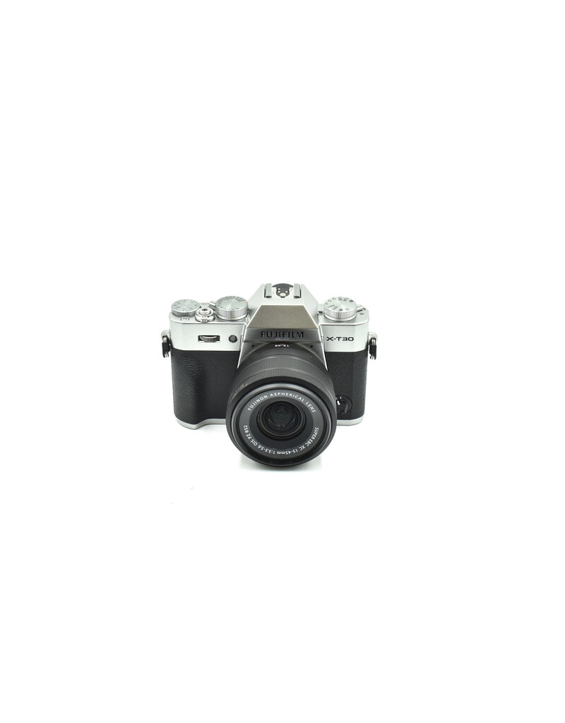 Fujifilm Pre-Owned FUJIFILM X-T30 ii W/ 15-45mm F3.5 , Silver  {26.1MP}