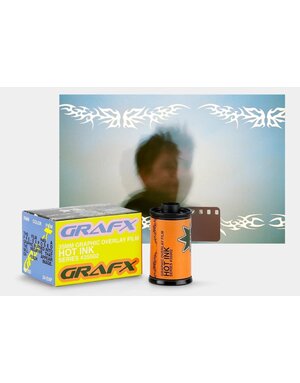 Retrospekt GRAFX Graphic Overlay 35mm Color Film "Hot Ink"