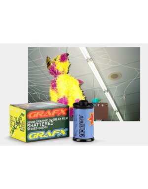 Retrospekt GRAFX Graphic Overlay 35mm Color Film "Shattered"