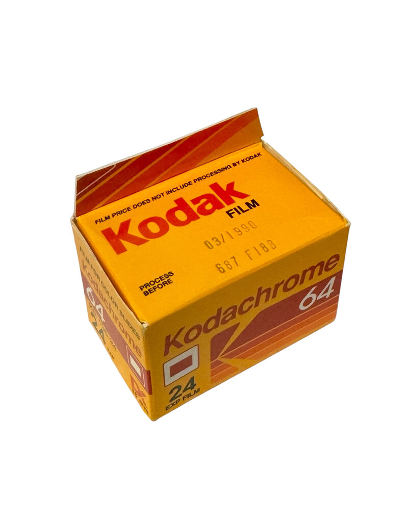 Kodak Vintage Kodak Kodachrome 64 ISO 35mm x 24 exp. Expired 89,90,92