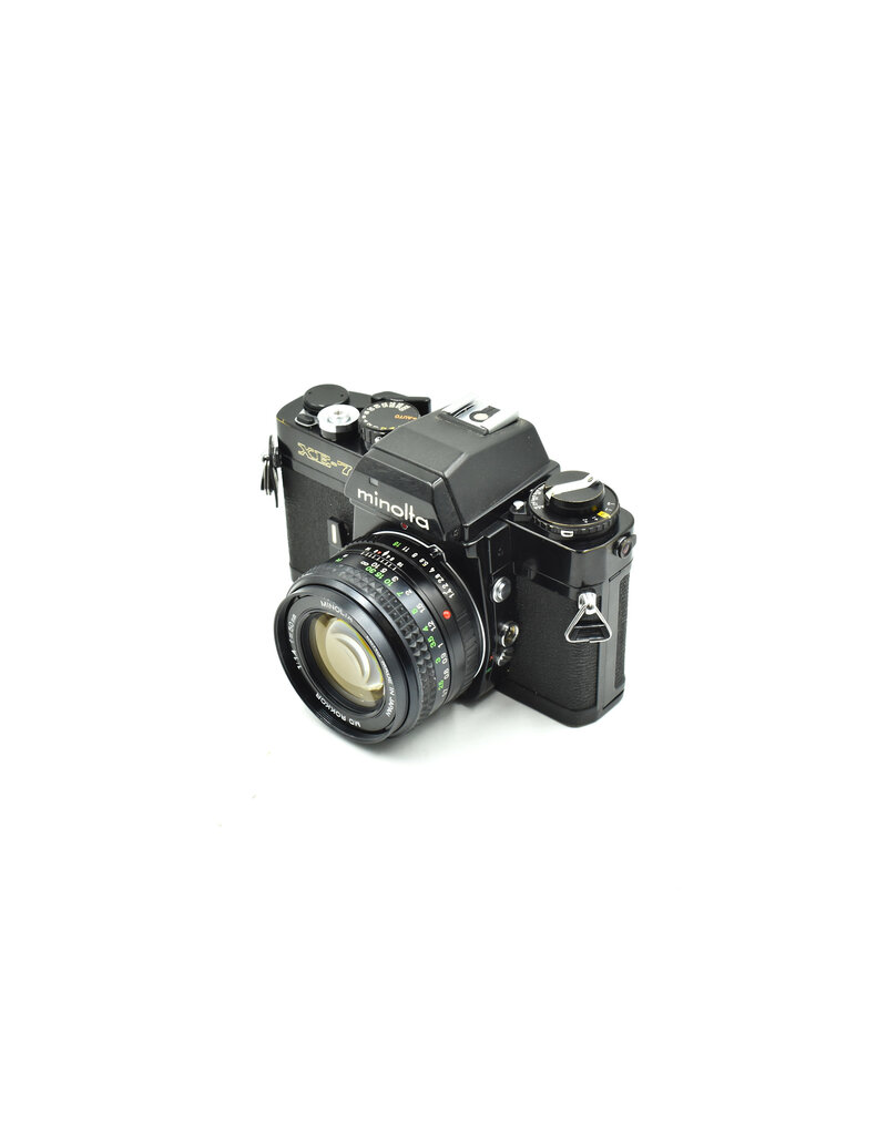 Minolta Pre-owned Minolta XE-7 w/50mm F1.4 MD Lens (35mm Film Camera)