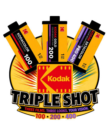 Kodak Kodak Triple Shot Film Pack 3 Rolls of 35mm Film 108 Exp. Plus Swag