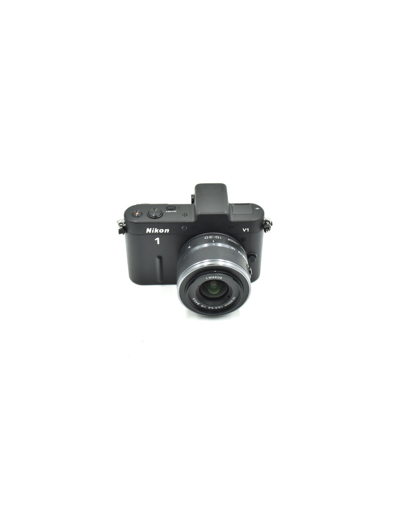 Nikon Pre-Owned NIKON 1 V1 Camera w/ 10-30mm, 30-110mm and Flash Bundle