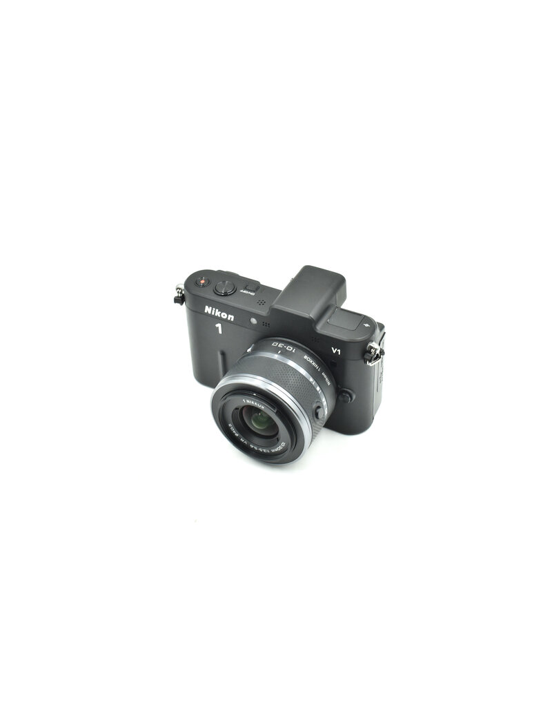 Nikon Pre-Owned NIKON 1 V1 Camera w/ 10-30mm, 30-110mm and Flash Bundle
