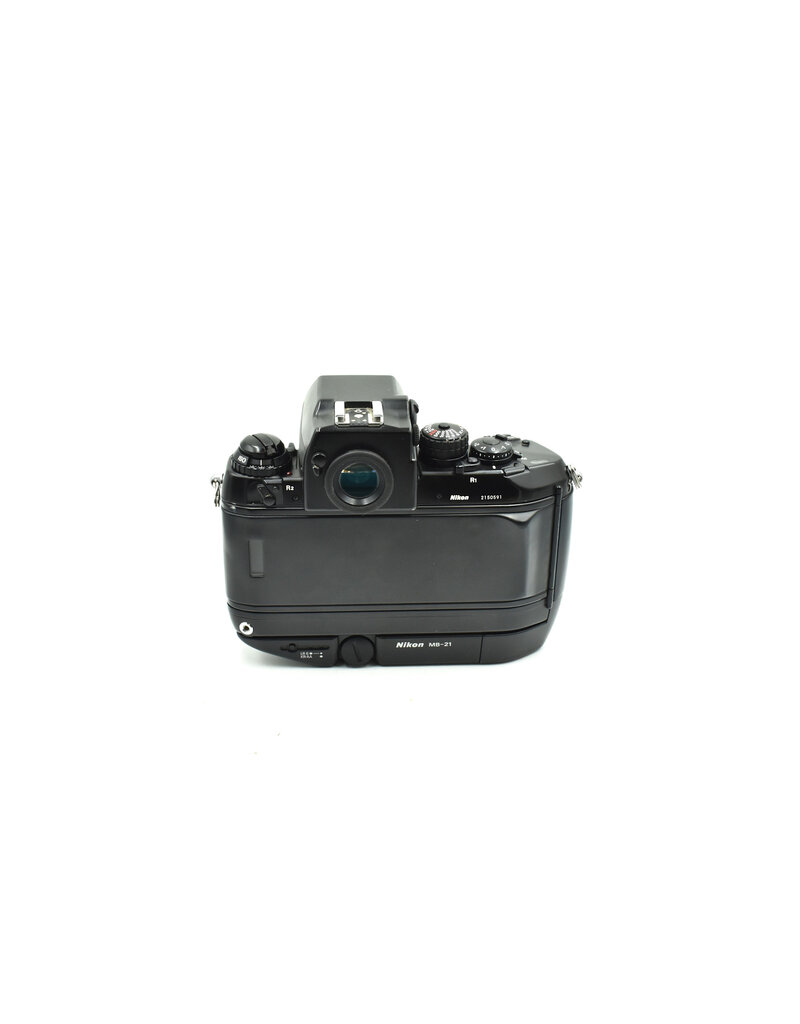 Nikon Pre-Owned Nikon F4S (F4 with MB-21 High Speed Battery Pack) 35mm Camera Body