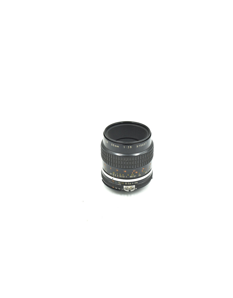 Nikon Pre-Owned Micro-Nikkor 55mm F2.8 Nikon F Lens
