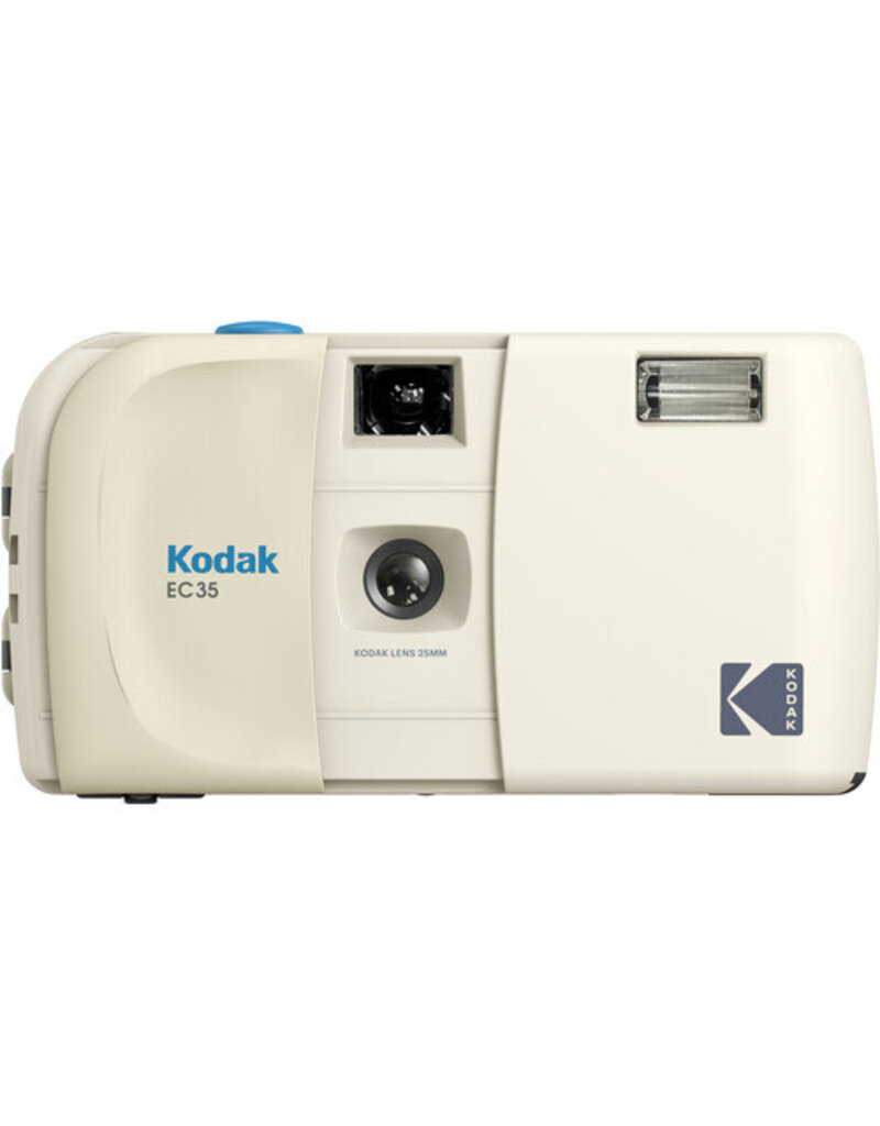 Kodak Kodak EC35 Full Frame 35mm Camera With 25mm Lens f/10 - Vanilla White Color