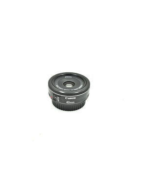 Canon Pre-owned Canon 40mm f/2.8 STM Pancake EF-Mount Lens, Black