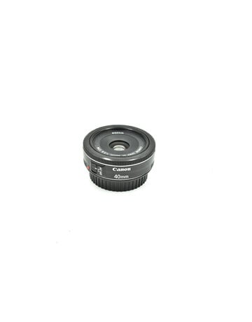 Canon Pre-owned Canon 40mm f/2.8 STM Pancake EF-Mount Lens, Black