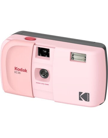 Kodak Kodak EC35 Full Frame 35mm Camera With 25mm Lens f/10 - Blush Pink Color