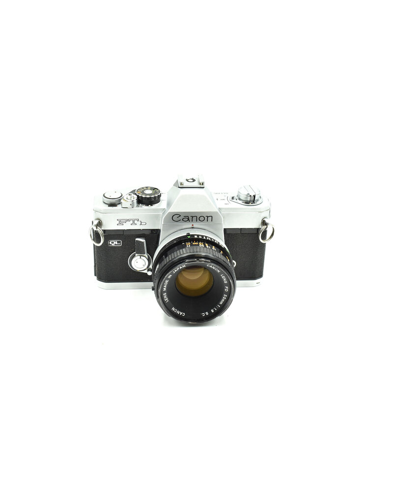 Canon Pre-owned Canon FTB QL w/ 50mm F1.8 (35mm Film Camera)
