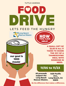 Long Beach Rescue Mission Food Drive Donation