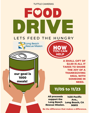 Long Beach Rescue Mission Food Drive Donation