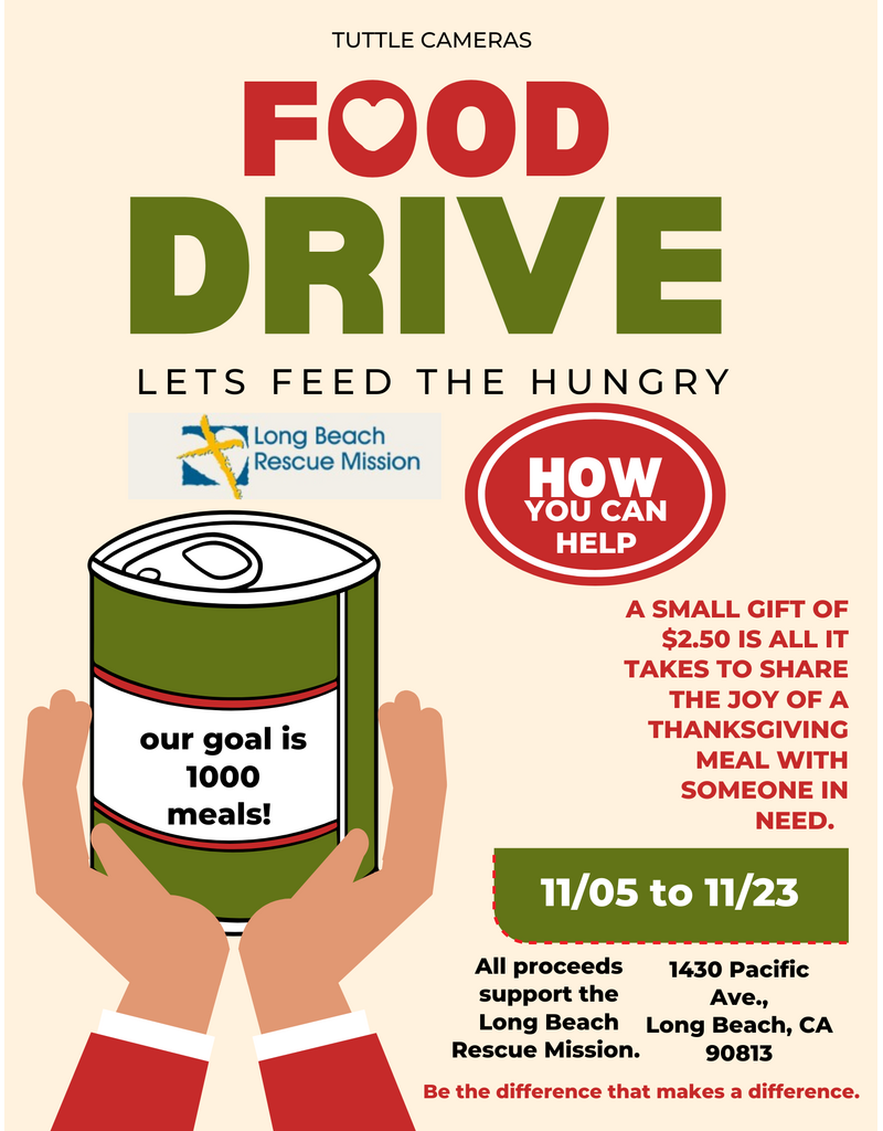 Long Beach Rescue Mission Food Drive Donation