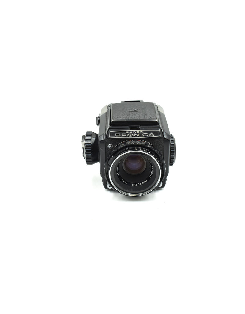 Pre-owned Zenza Bronica Medium Format 6x6 Camera w/Nikkor 75mm F 2.8