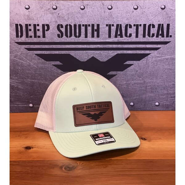 DST - Richardson Leather Patch Trucker Hat - MINT