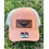 DST - Richardson Leather Patch Trucker Hat - CORAL