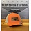 DST - Yupoong Leather Patch Trucker Hat - ORANGE