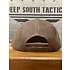 DST - Leather Patch Trucker Hat - Brown CAMO