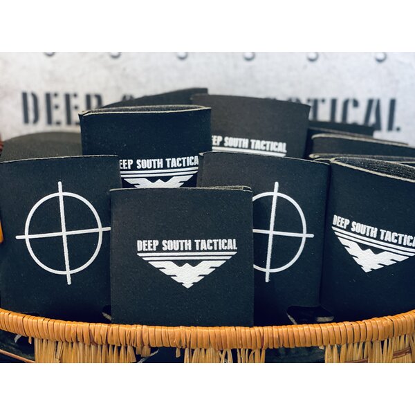 DST Logo  Coozie  black/white