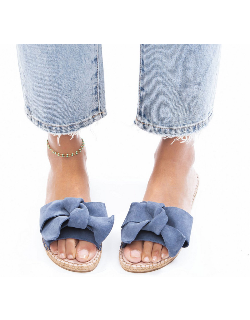 manebi sandals with bow