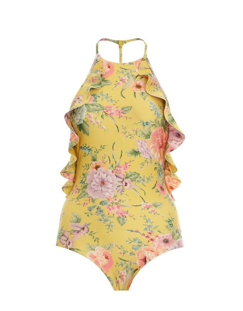 Zimmermann Zinnia Halter Frill 1pc - Perch