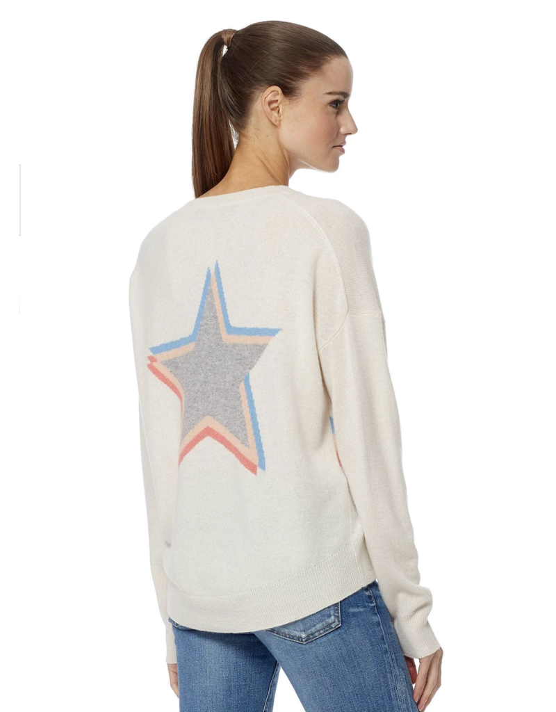 360 Cashmere NOVA V-Neck Sweater - Perch