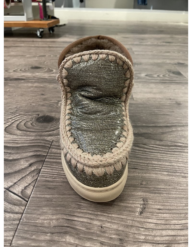 mou boots metallic
