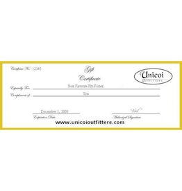 Unicoi Outfitters Gift Certificate - Gilligan Special