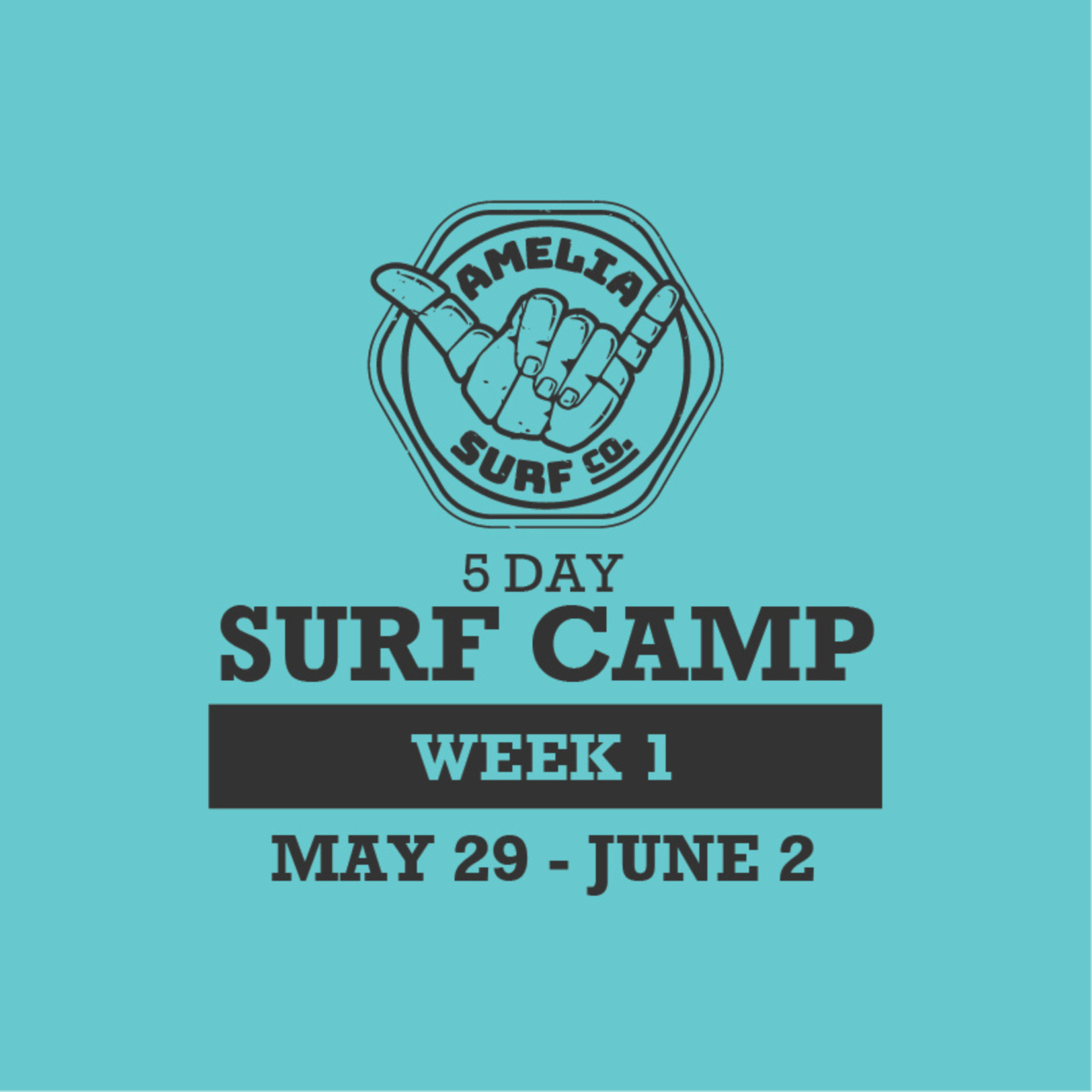 2023: 5 Day Camp: (Week 1)  MAY 29 - JUNE 2