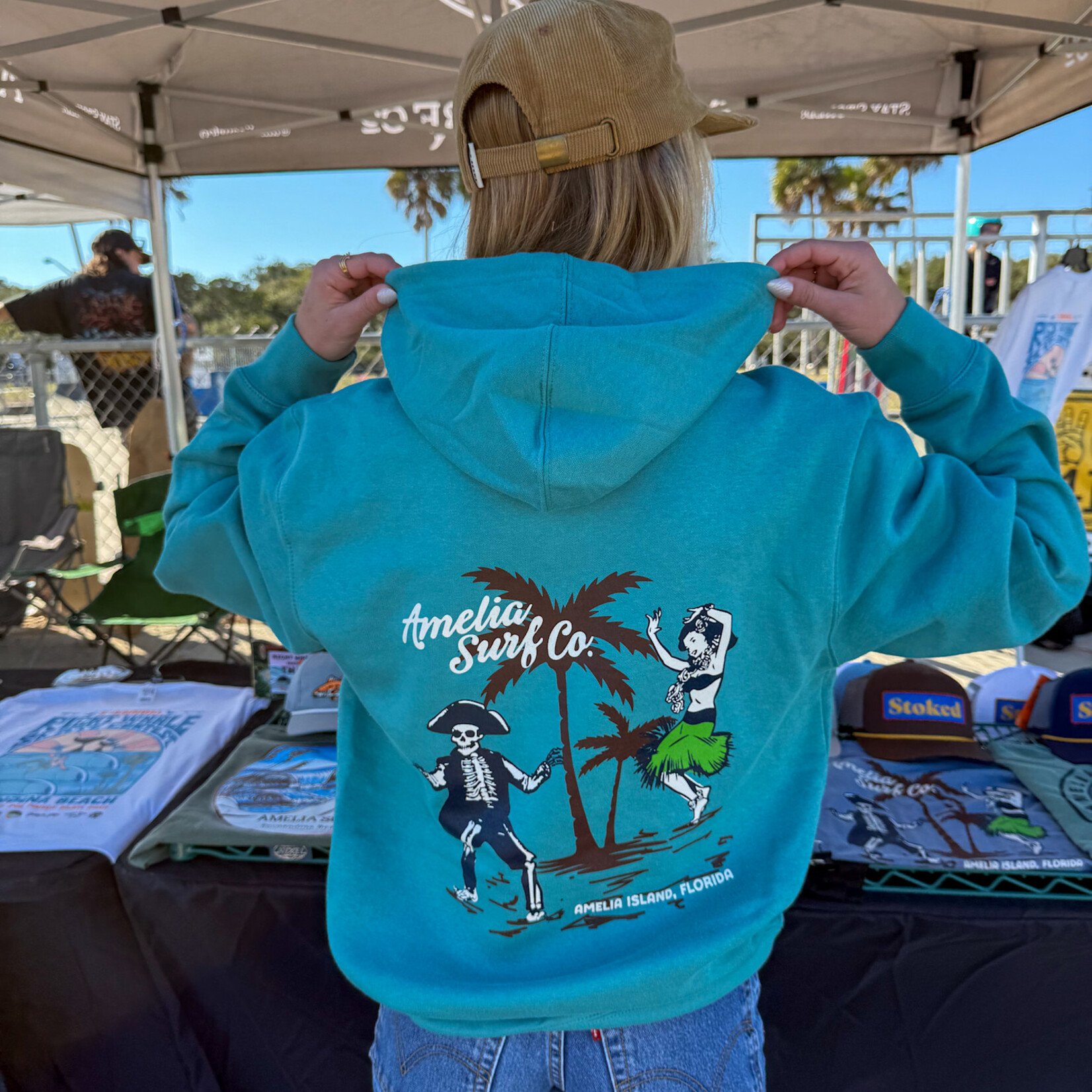 ASC HULA PIRATE FLEECE HOODIE