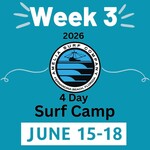 SURF CAMP 2026 (WEEK 3) JUNE 15-18