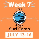 SURF CAMP 2026 (WEEK 7) JULY 13-16