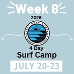 SURF CAMP 2026 (WEEK 8) JULY 20-23