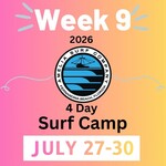 SURF CAMP 2026 (WEEK 9) JULY 27-30